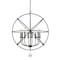 Z-Lite Tull 8 Light Chandelier, Matte Black 458-30MB - alternate 3